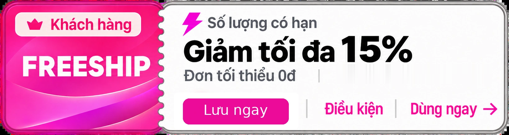 Voucher khách hàng giảm tối đa 15%